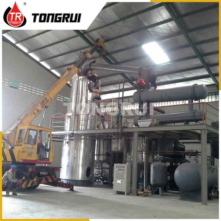 vacuum waste oil distillation plant to base oil